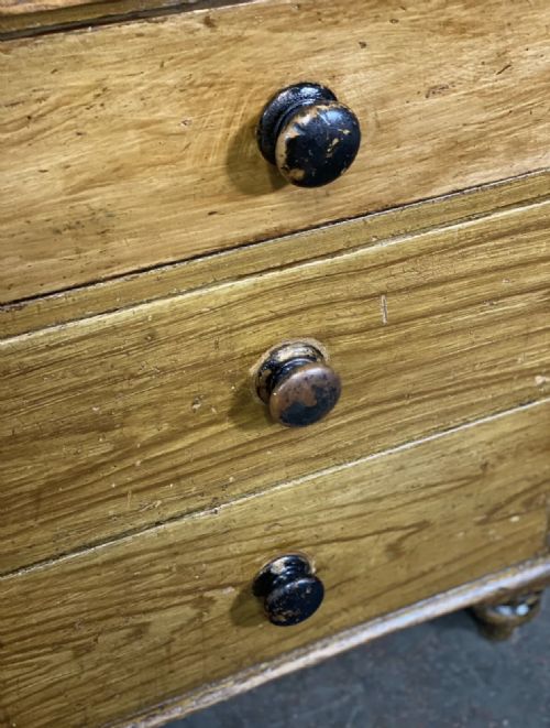 VICTORIAN SCUMBLED PINE SIDEBOARD - ADDITIONAL PHOTO 8