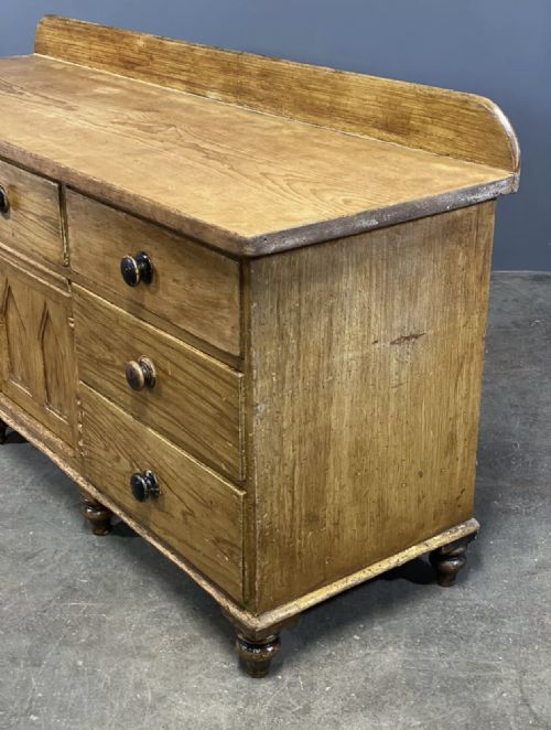VICTORIAN SCUMBLED PINE SIDEBOARD - ADDITIONAL PHOTO 10
