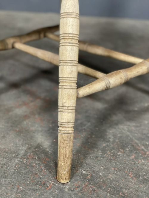 ANTIQUE OAK ELM SMOKERS BOW CHAIR - ADDITIONAL PHOTO 8