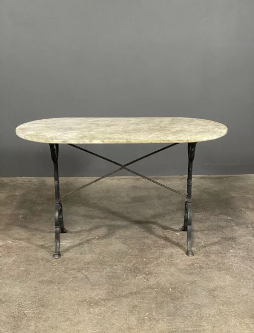 Vintage Italian Marble Bistro Table