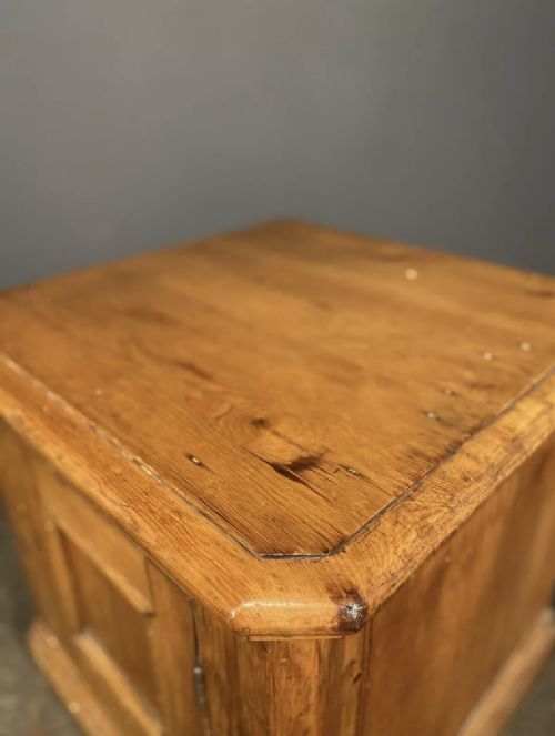19TH CENTURY VICTORIAN PINE SAFE STAND CUPBOARD - ADDITIONAL PHOTO 7