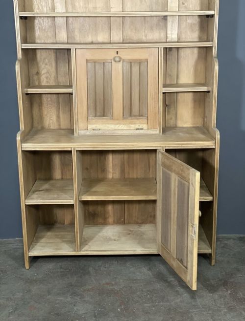 EDWARDIAN WATERFALL BOOKCASE WRITING DESK - ADDITIONAL PHOTO 4