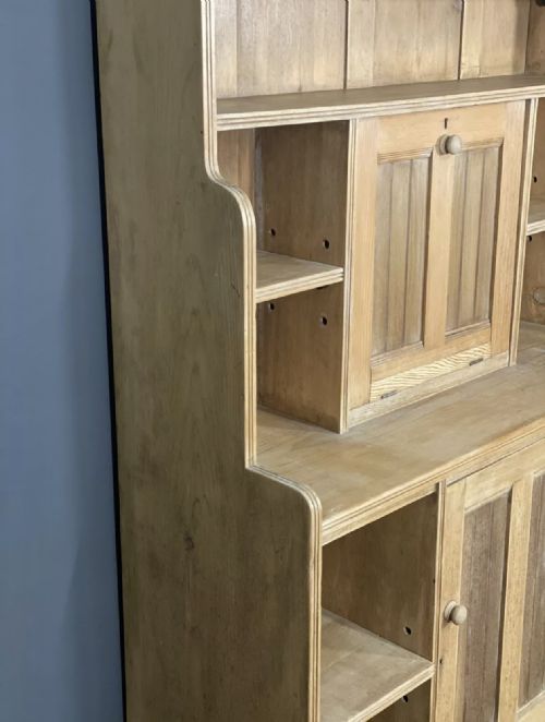 EDWARDIAN WATERFALL BOOKCASE WRITING DESK - ADDITIONAL PHOTO 9