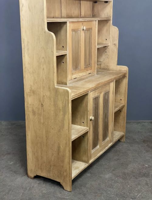 EDWARDIAN WATERFALL BOOKCASE WRITING DESK - ADDITIONAL PHOTO 11