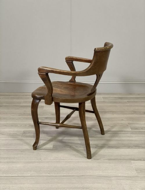 19TH CENTURY OAK DESK CHAIR - ADDITIONAL PHOTO 10