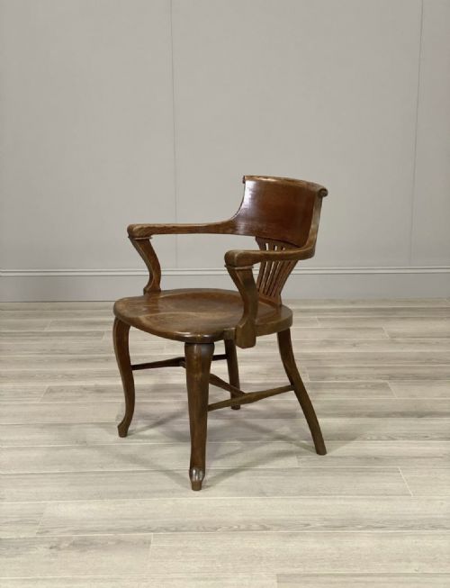 19TH CENTURY OAK DESK CHAIR - ADDITIONAL PHOTO 11