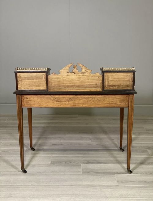 A VICTORIAN ROSEWOOD DESK BY MAPLE CO - ADDITIONAL PHOTO 9