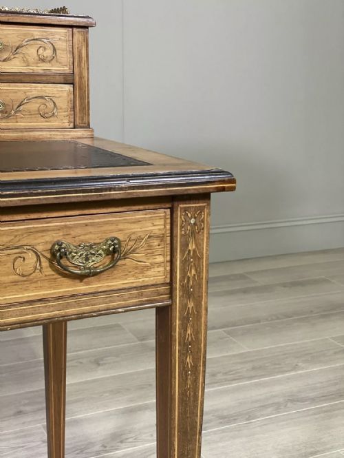 A VICTORIAN ROSEWOOD DESK BY MAPLE CO - ADDITIONAL PHOTO 11