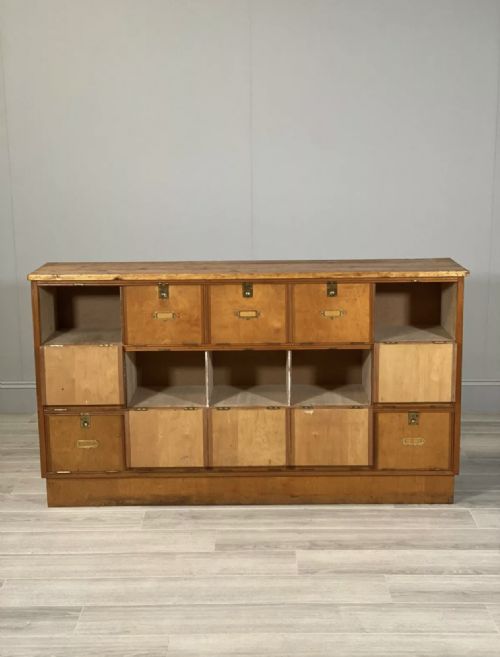 ANTIQUE BANK OF POSTAL DRAWERS - ADDITIONAL PHOTO 3