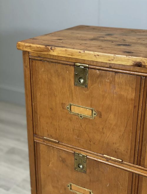 ANTIQUE BANK OF POSTAL DRAWERS - ADDITIONAL PHOTO 5