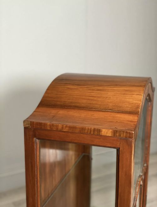 ART DECO WALNUT DISPLAY CABINET - ADDITIONAL PHOTO 7