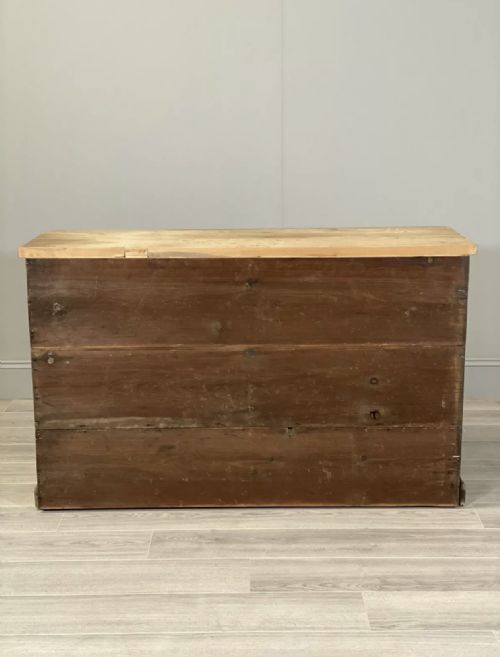 19TH CENTURY PINE BANK OF DRAWERS - ADDITIONAL PHOTO 11