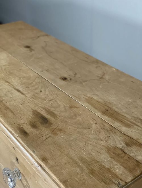 VICTORIAN PINE CHEST OF DRAWERS - ADDITIONAL PHOTO 10