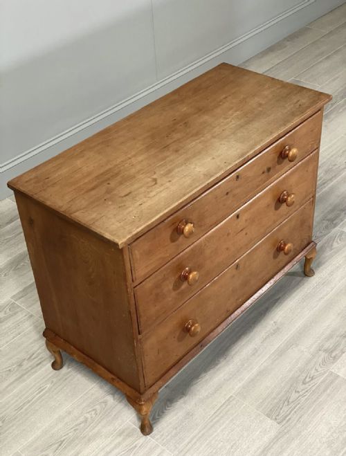 19TH CENTURY PINE CHEST OF DRAWERS - ADDITIONAL PHOTO 8