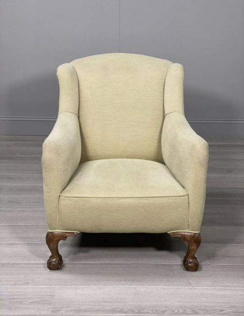 EARLY 20TH CENTURY BALL AND CLAW ARMCHAIR - ADDITIONAL PHOTO 2