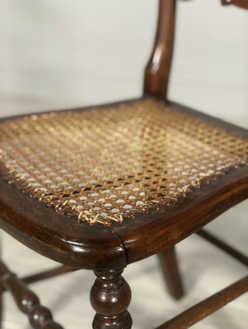 A PAIR OF 19TH CENTURY FAUX ROSEWOOD SIDE CHAIRS - ADDITIONAL PHOTO 11