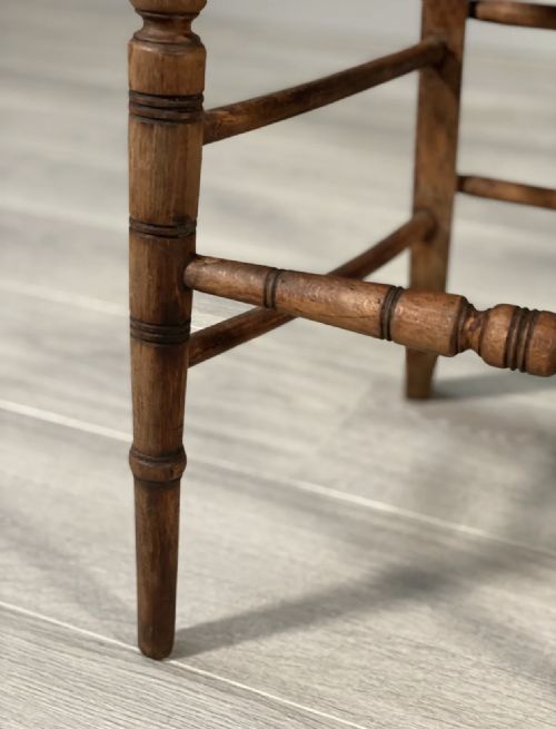 PAIR OF 19TH CENTURY OAK SIDE CHAIRS - ADDITIONAL PHOTO 7