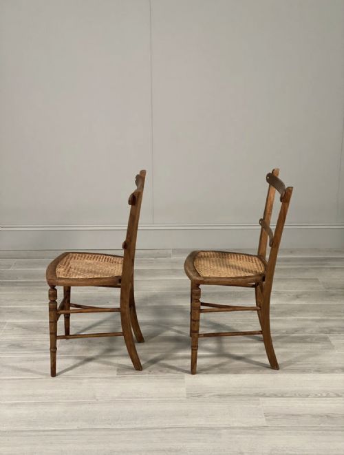 PAIR OF 19TH CENTURY OAK SIDE CHAIRS - ADDITIONAL PHOTO 9