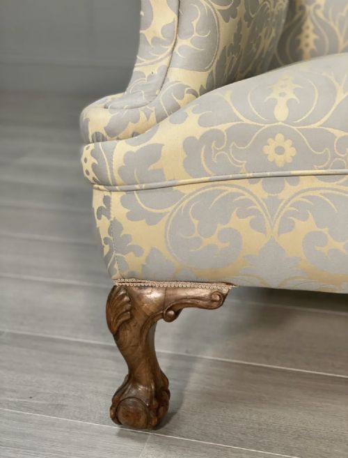 EARLY 20TH CENTURY WINGED BACK ARMCHAIR - ADDITIONAL PHOTO 1