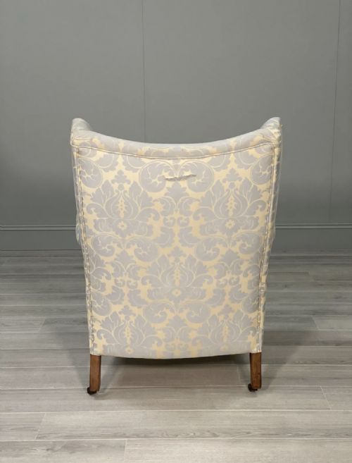 EARLY 20TH CENTURY WINGED BACK ARMCHAIR - ADDITIONAL PHOTO 9