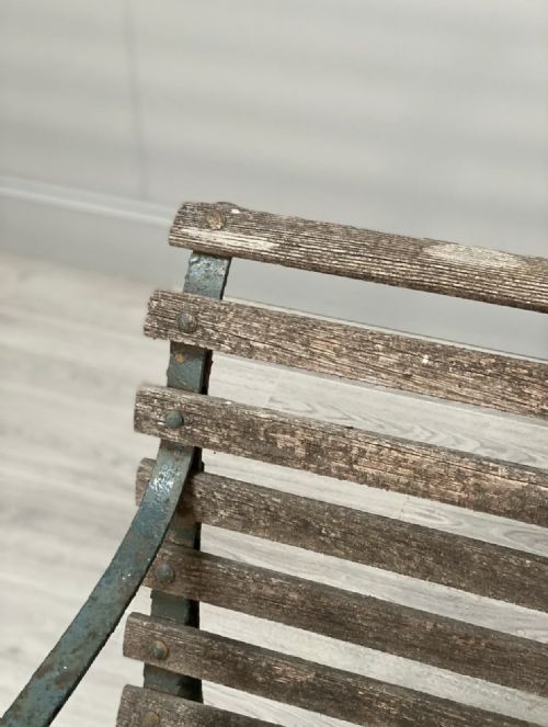 19TH CENTURY GARDEN BENCH IN ORIGINAL CONDITION - ADDITIONAL PHOTO 6