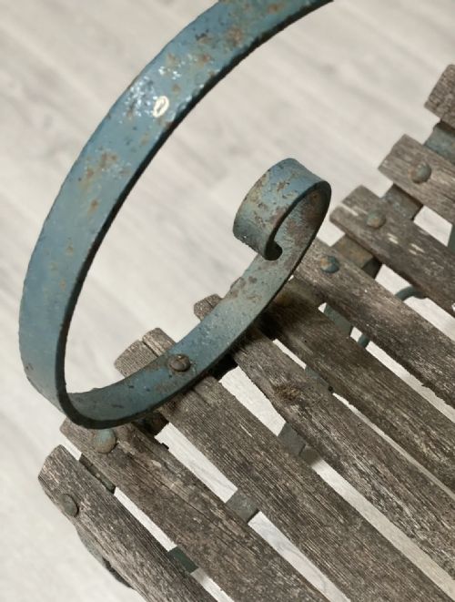 19TH CENTURY GARDEN BENCH IN ORIGINAL CONDITION - ADDITIONAL PHOTO 7