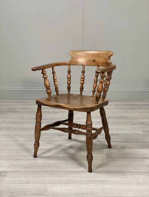 19th Century Oak Captain’s Chair
