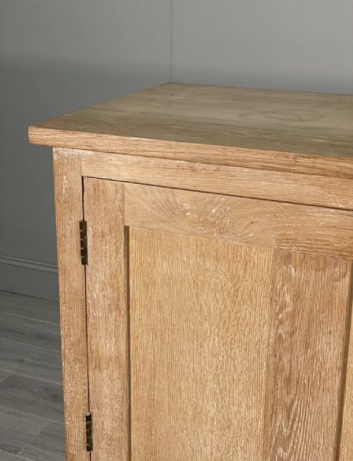 LARGE ANTIQUE OAK SCHOOL CUPBOARD - ADDITIONAL PHOTO 7