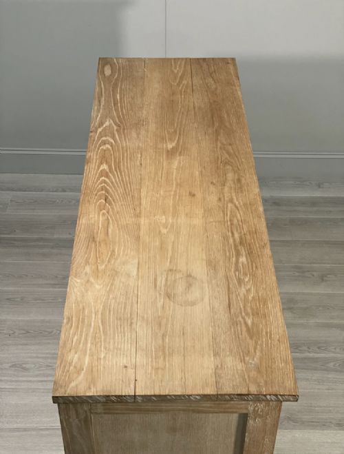 LARGE ANTIQUE OAK SCHOOL CUPBOARD - ADDITIONAL PHOTO 9