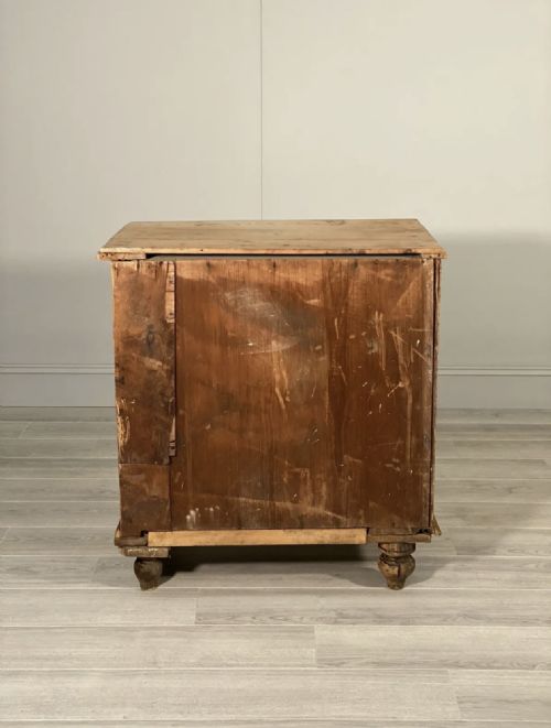 VICTORIAN FARMHOUSE PINE CHEST OF DRAWERS - ADDITIONAL PHOTO 11