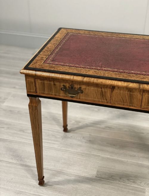 19TH CENTURY BURR WALNUT WRITING DESK - ADDITIONAL PHOTO 1