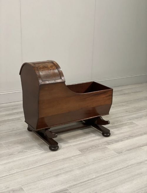 19TH CENTURY MAHOGANY BABYS CRIB - ADDITIONAL PHOTO 2