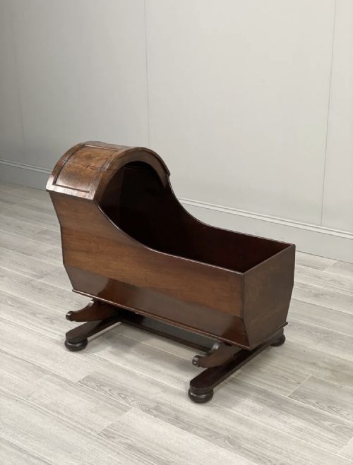 19TH CENTURY MAHOGANY BABYS CRIB - ADDITIONAL PHOTO 3