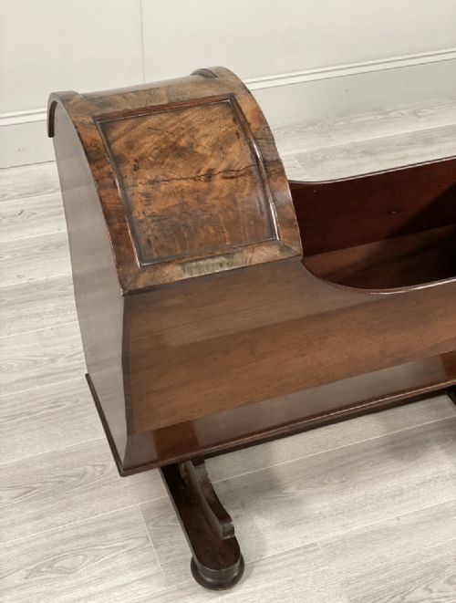 19TH CENTURY MAHOGANY BABYS CRIB - ADDITIONAL PHOTO 4