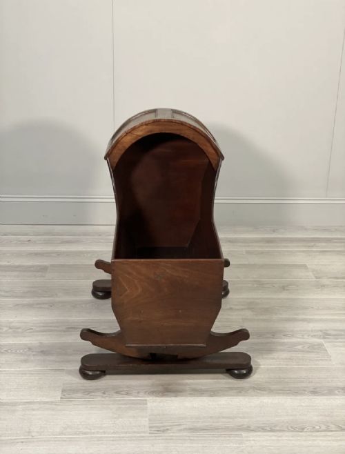 19TH CENTURY MAHOGANY BABYS CRIB - ADDITIONAL PHOTO 7