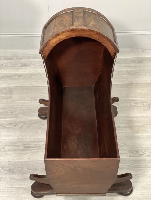 19TH CENTURY MAHOGANY BABYS CRIB - ADDITIONAL PHOTO 9