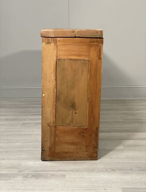 19TH CENTURY PINE BANK OF DRAWERS - ADDITIONAL PHOTO 10