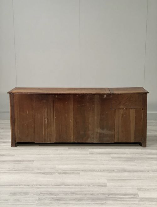 EARLY 20TH CENTURY OAK BANK OF DRAWERS - ADDITIONAL PHOTO 11