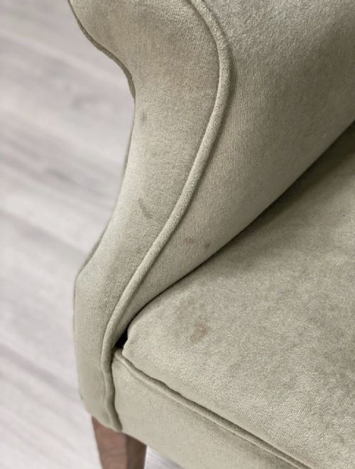A PAIR OF PETITE EDWARDIAN WINGBACK ARMCHAIRS - ADDITIONAL PHOTO 11