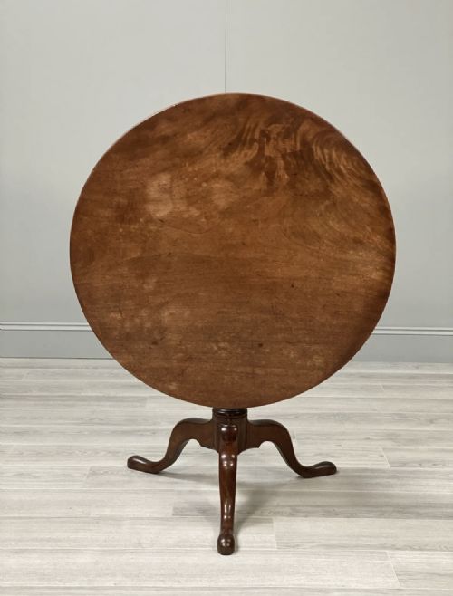 antique georgian mahogany tilt top table - CATEGORY: ANTIQUE TABLES - DATED GEORGIAN