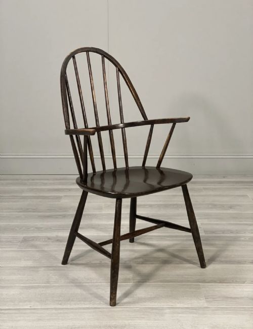 1920S WINDSOR CHAIR IN ORIGINAL FINISH - ADDITIONAL PHOTO 2