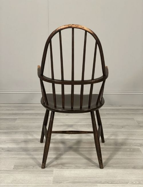 1920S WINDSOR CHAIR IN ORIGINAL FINISH - ADDITIONAL PHOTO 8