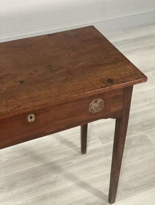 ANTIQUE GEORGIAN MAHOGANY SIDE TABLE - ADDITIONAL PHOTO 6