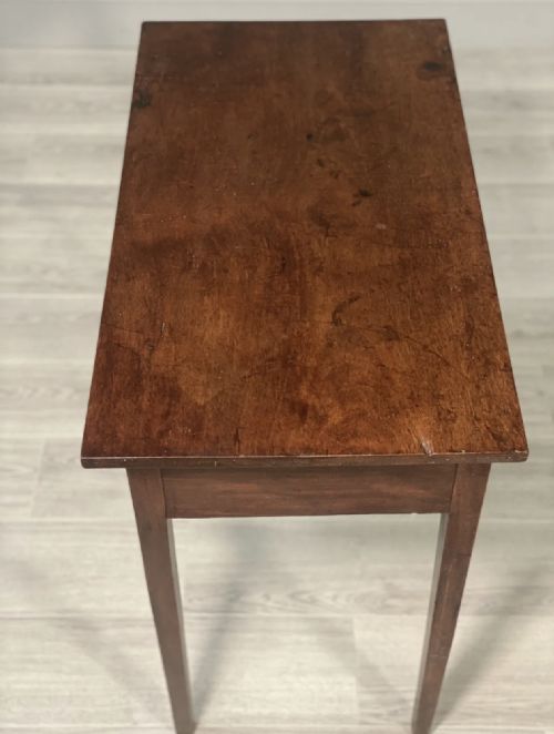 ANTIQUE GEORGIAN MAHOGANY SIDE TABLE - ADDITIONAL PHOTO 8