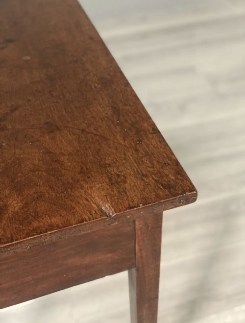 ANTIQUE GEORGIAN MAHOGANY SIDE TABLE - ADDITIONAL PHOTO 9