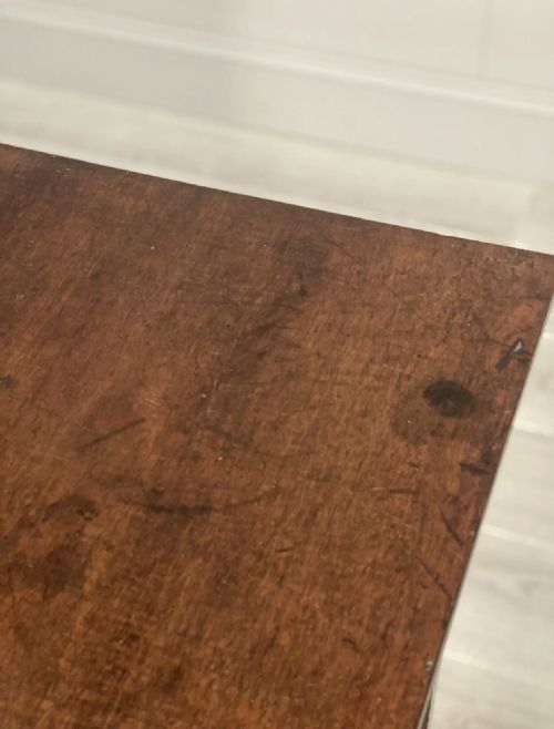 ANTIQUE GEORGIAN MAHOGANY SIDE TABLE - ADDITIONAL PHOTO 11