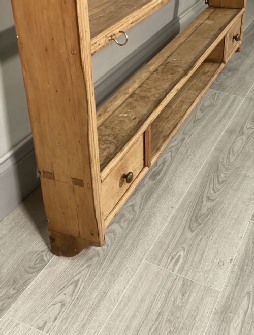 19TH CENTURY PINE KITCHEN WALL RACK - ADDITIONAL PHOTO 5