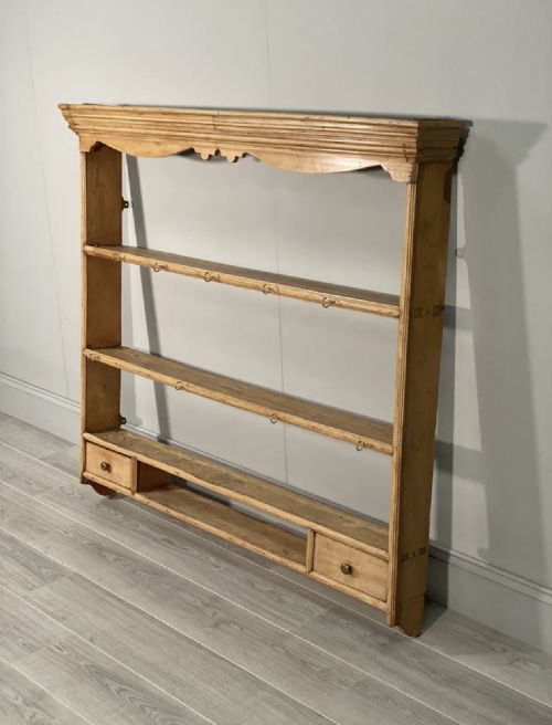 19TH CENTURY PINE KITCHEN WALL RACK - ADDITIONAL PHOTO 11