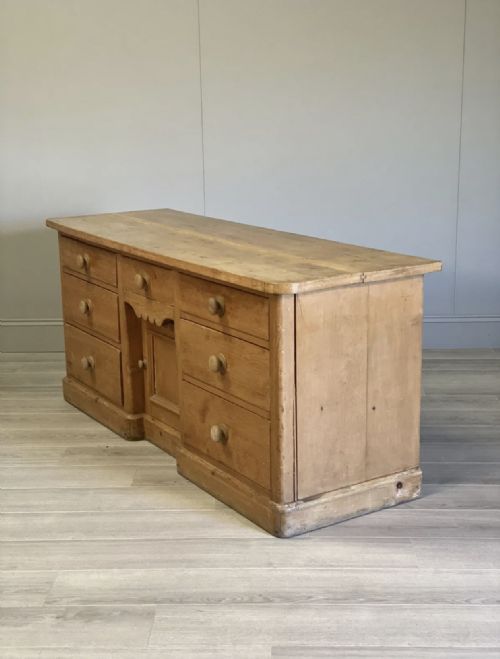 19TH CENTURY PINE DRESSER BASE WITH SYCAMORE TOP - ADDITIONAL PHOTO 8