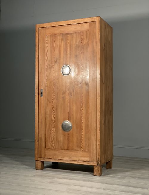 ANTIQUE PINE LARDER CUPBOARD - ADDITIONAL PHOTO 7